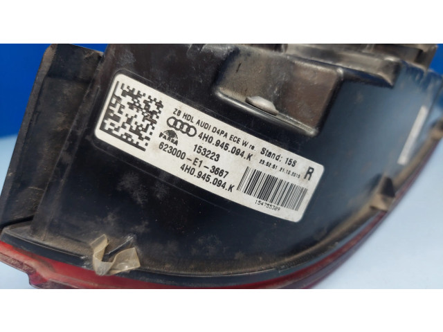 Světlo zadní pravé 4H0945094K, 623000E13667 Audi A8 S8 D4 4H 2015