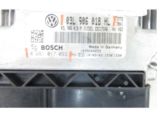 Řídící jednotka 0281017093, 03L906018HL Seat Alhambra (Mk2) 2011