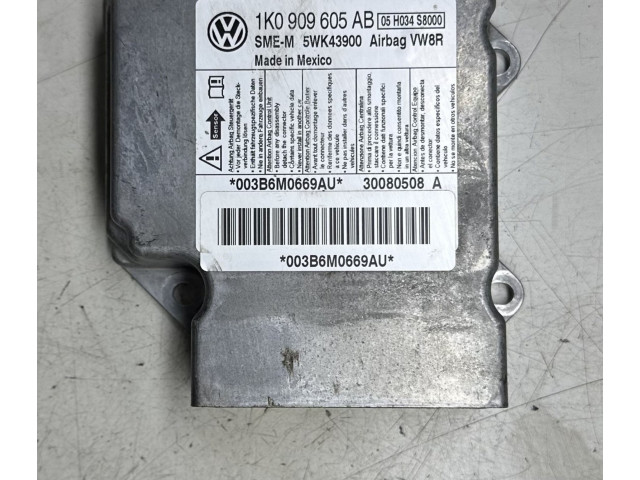 Блок подушек безопасности 5WK43900, 1K0909605AB   Volkswagen Jetta V