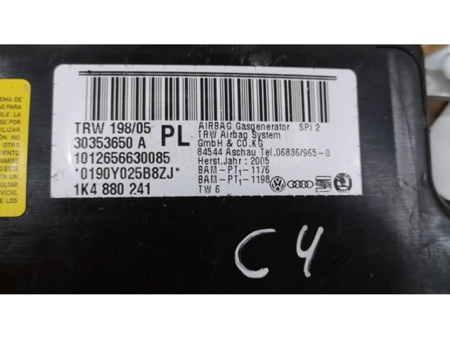 Подушка безопасности в сиденье 30353650, 1012656630085   Volkswagen Golf V