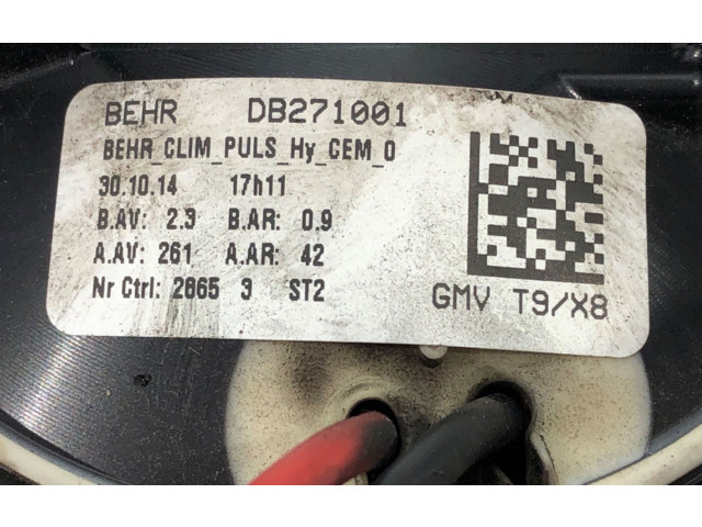 Pojistková skříňka Вентилятор печки DB271001 Peugeot 308 SW 2014