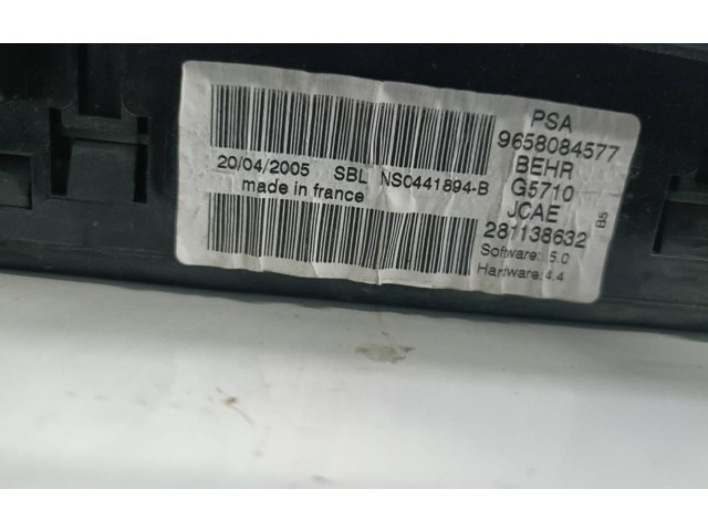 Блок управления климат-контролем Citroen C4 I