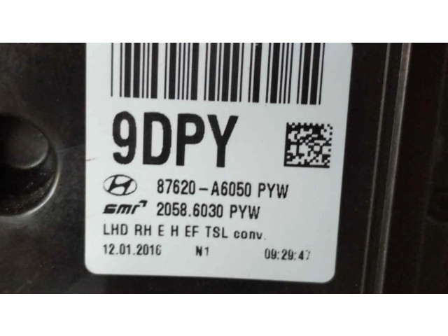 Zpětné zrcátko pravé Hyundai i30 87620A6050, RETROVISORDERECHO