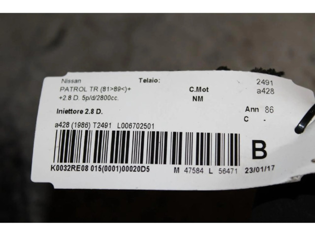 Vstřikovač Nissan Patrol 260 A428