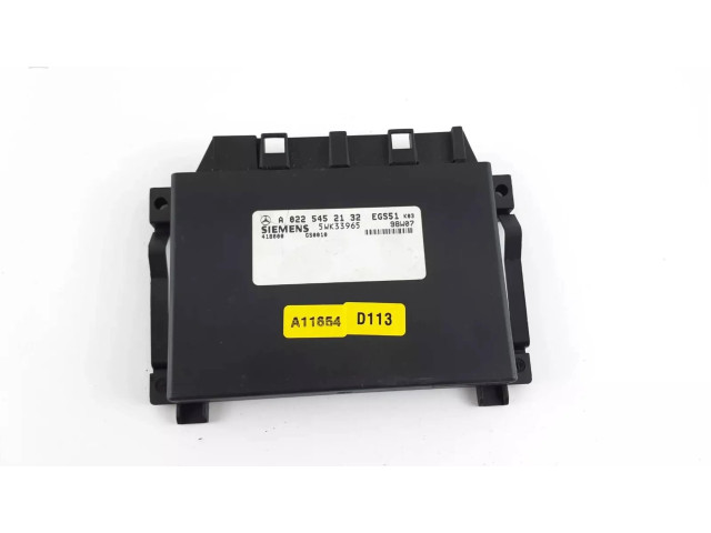 Блок управления коробкой передач A0225452132, 5WK33965 Mercedes-Benz ML W163