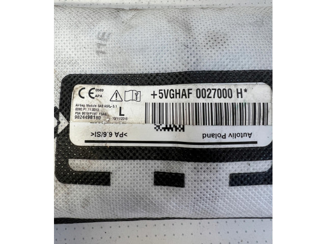 Подушка безопасности в сиденье 9824498180 Citroen C3 Aircross