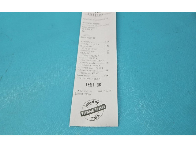 Генератор 231007582R, IMPRK1425773 Dacia Logan II