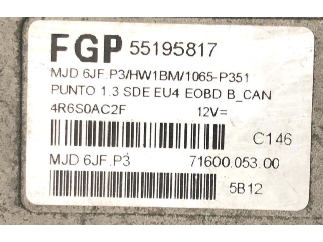 Řídící jednotka 188A9000   Fiat Punto (199) 2006