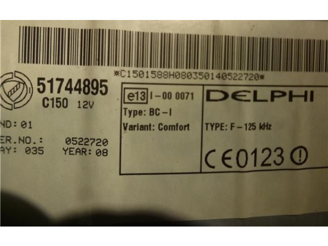 Řídící jednotka 51744895 Fiat Punto (188) 2008