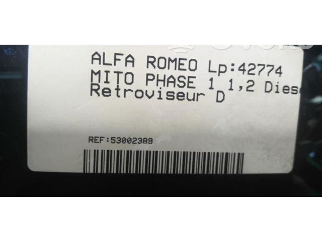 Zpětné zrcátko Alfa Romeo Mito 2010 0000156106551