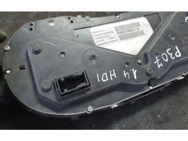 Спидометр (приборный щиток) P9636708880E, P9636708880E05 Peugeot 307 2002