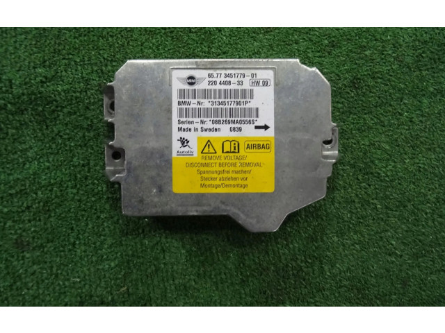 Блок подушек безопасности 3451779   Mini One - Cooper Coupe R56