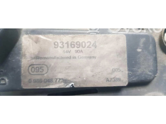 Генератор 93169024 Opel Meriva A
