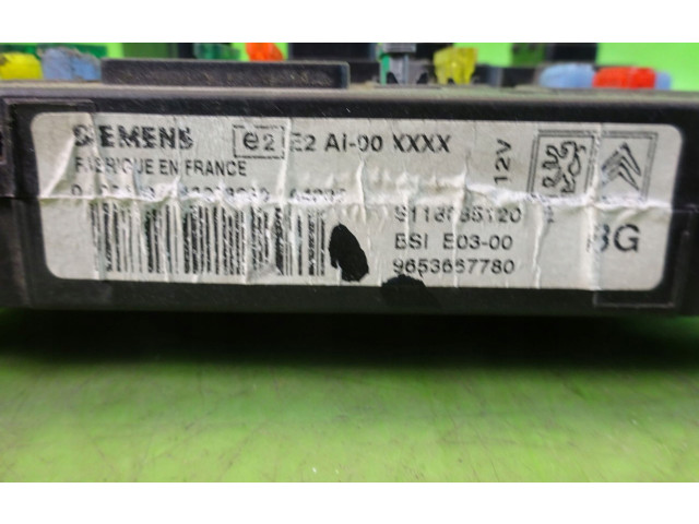 Pojistková skříňka 9653667780 Peugeot 206 2005