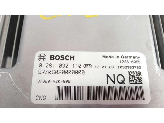 Řídící jednotka 9RZ0G020000000, 0281030110 Honda Civic IX 1984