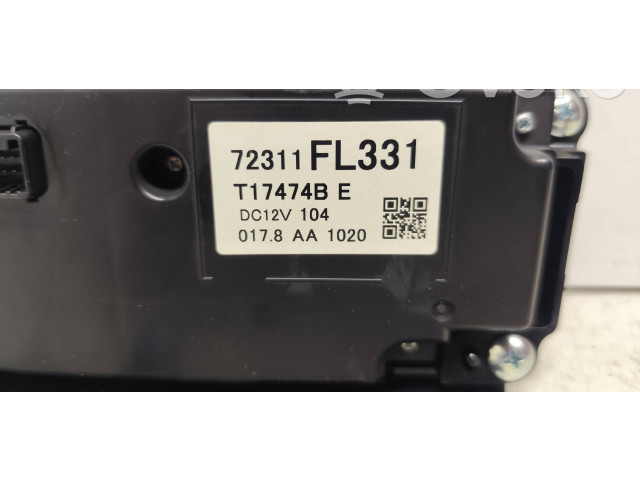 Блок управления климат-контролем 72311FL331, T17474BE Subaru XV II