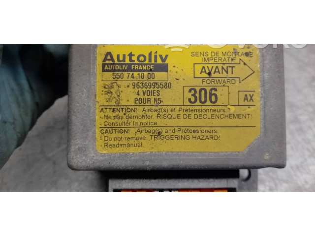 Блок подушек безопасности 9636995580, 550741000 Peugeot 306
