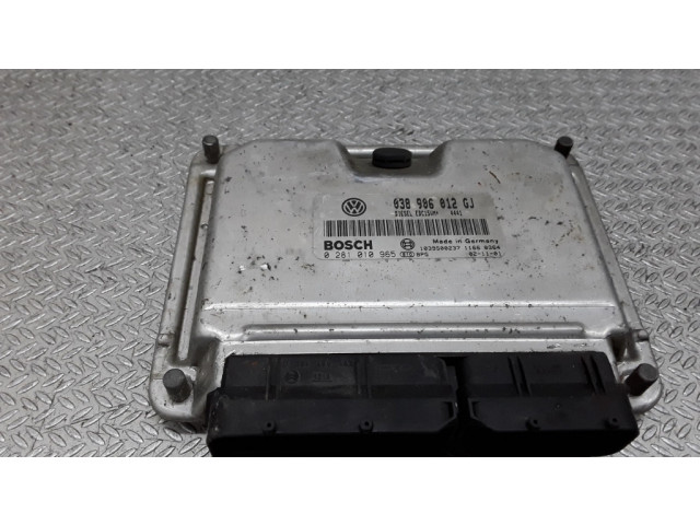 Řídící jednotka 038906012GJ, 0281010965   Skoda Fabia Mk1 (6Y) 2001