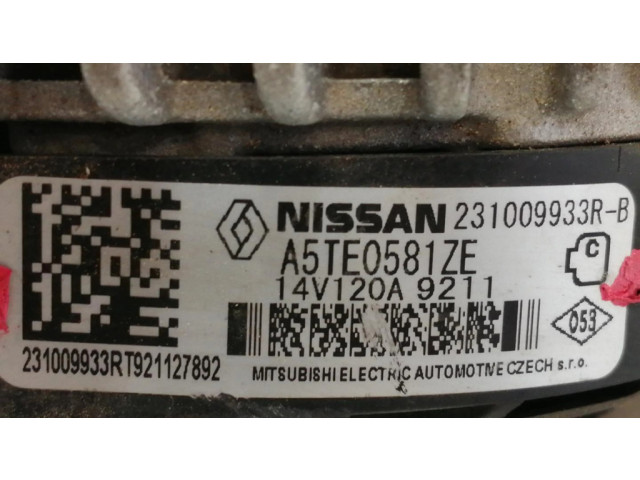 Генератор A5TE0581ZE, 231009933RB Renault Megane IV 1.3