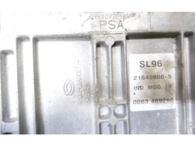 Řídící jednotka 9632520380, 9632520380   Citroen Berlingo 1999