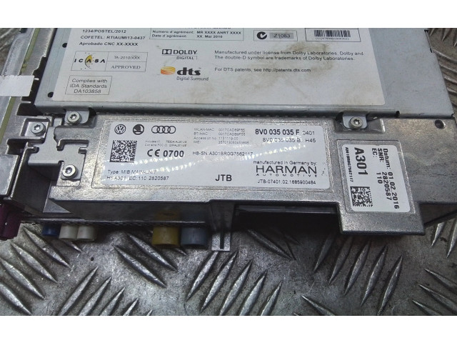 Блок управления навигации (GPS) 8V0035035F, 8V0035035B    Audi RS3