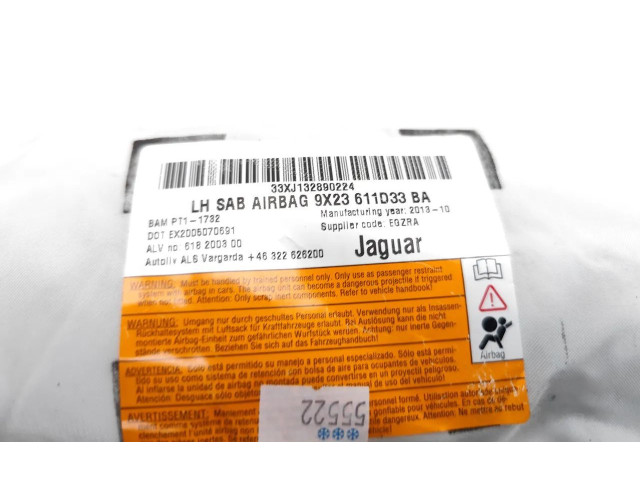 Подушка безопасности в сиденье 9X23-611D33-BA, 618200300   Jaguar XF