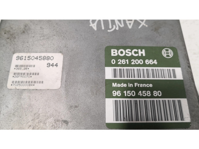 Блок управления двигателя 0261200664, 9615045880 Citroen Xantia