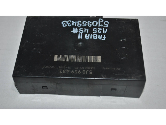 Блок комфорта 5J0959433, 5DK00812720 Skoda Fabia Mk2 (5J)