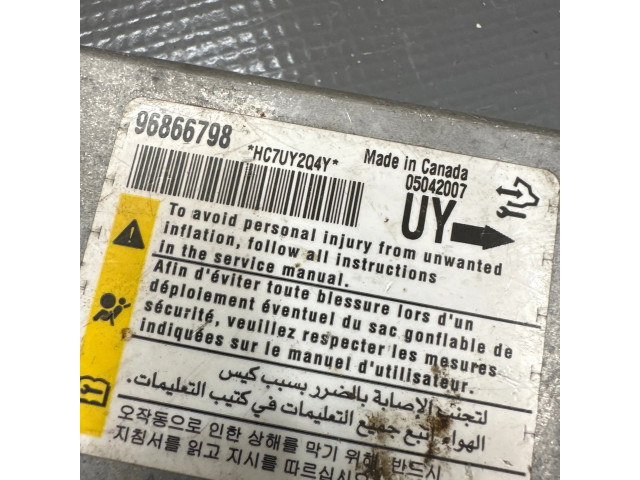 Блок подушек безопасности 96866798, 05042007   Chevrolet Captiva