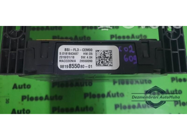 Pojistková skříňka 0181843487, 28550090. Peugeot 3008 2010