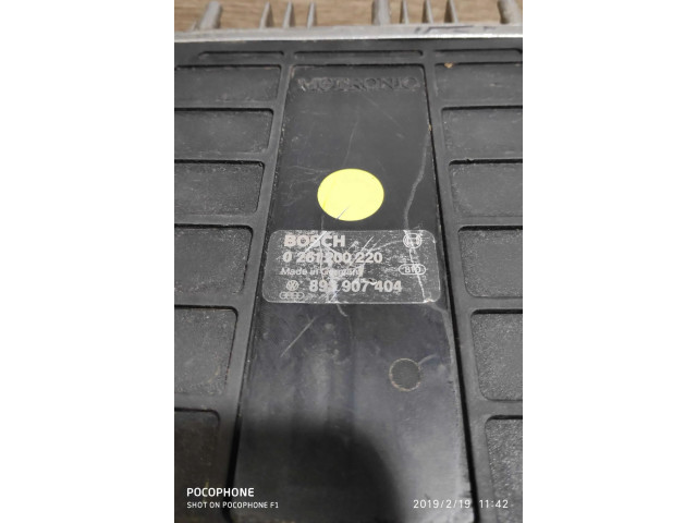 Řídící jednotka 893907404, 0261200220 Audi 80 90 B3 1986