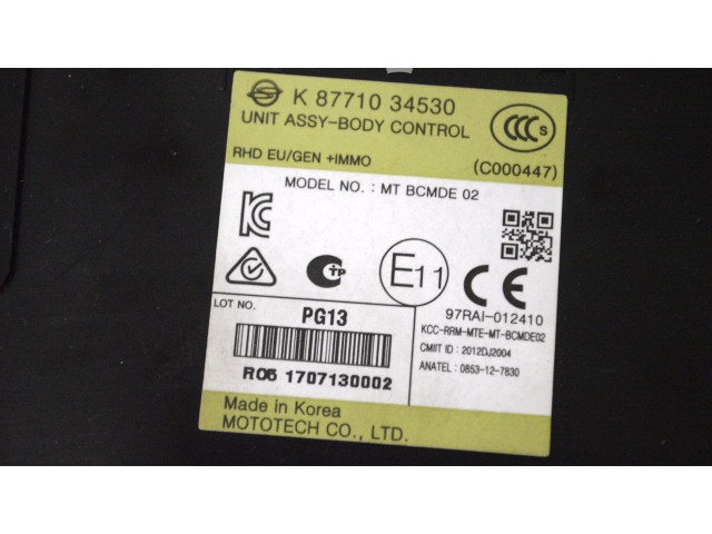 Блок комфорта 8771034530 SsangYong Korando