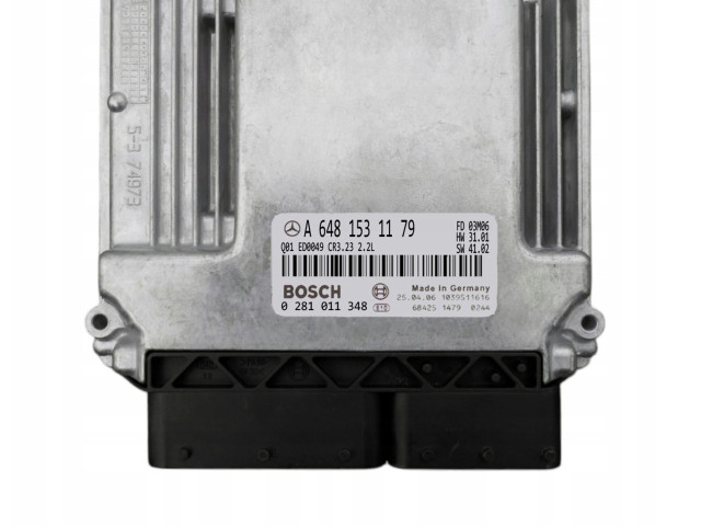 Řídící jednotka A6481531179, 0281011348 Mercedes-Benz S W220 2003