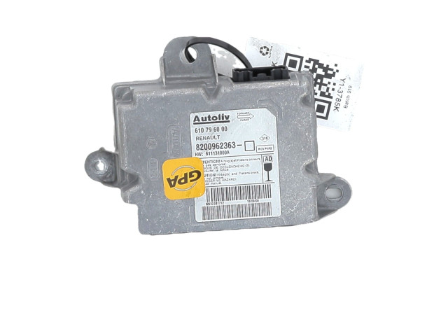 Блок подушек безопасности 8200963406, Y1-3785K Renault Clio III