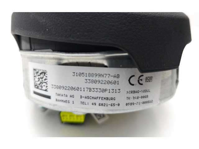 Подушка безопасности водителя 33809220601, 9220601   BMW 4 F36 Gran coupe