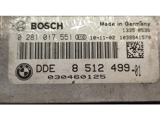 Řídící jednotka 8512499, 13618512499 BMW X1 E84 2010