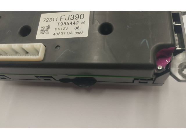 Блок управления климат-контролем 72311FJ390, T955442B Subaru XV I