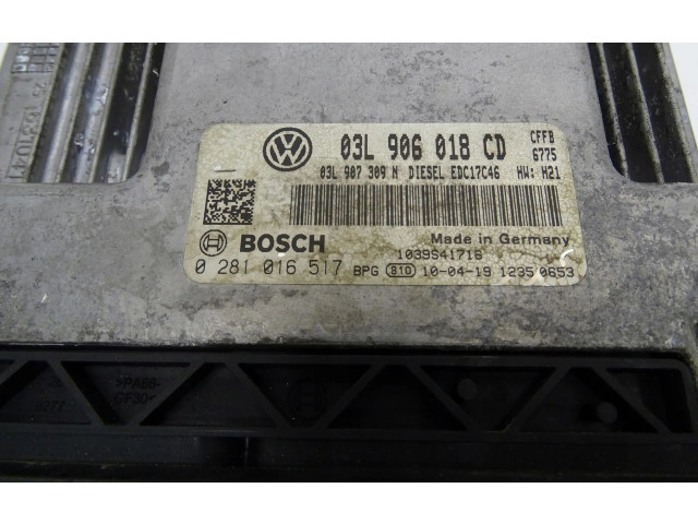 Řídící jednotka 03L906018CD Volkswagen Tiguan 2012