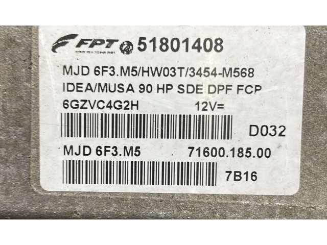 Řídící jednotka Lancia Musa 2006