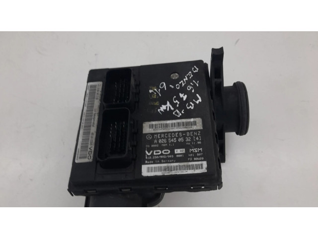 Řídící jednotka A0265450532 Mercedes-Benz A W169 2009