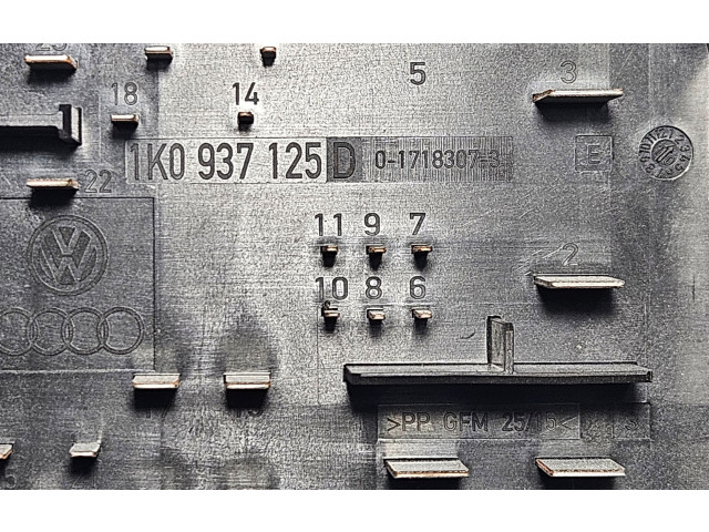 Pojistková skříňka 1K0937125D Volkswagen Golf VI 2010