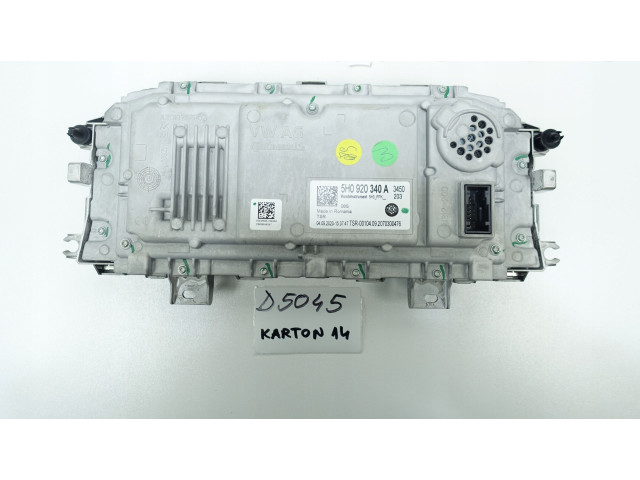 Панель приборов 5H0920340A Volkswagen Golf VIII