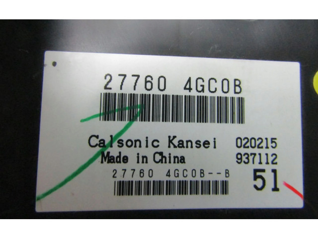 Блок управления климат-контролем 277604GC0B Infiniti Q50