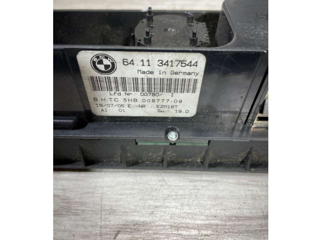 Блок управления климат-контролем 3417544, 5HB00877709   BMW X3 E83