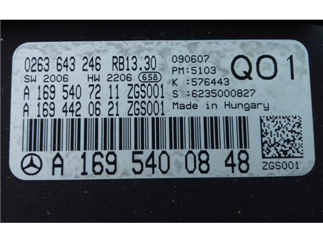 Панель приборов A1694400811   Mercedes-Benz A W169       