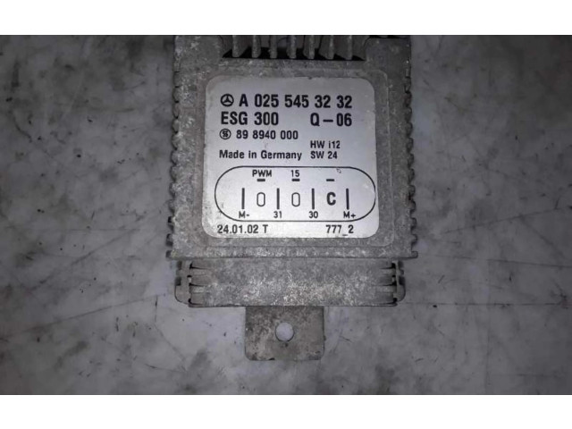 Řídící jednotka A0255453232 Mercedes-Benz A W168