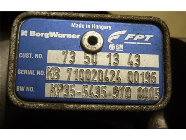 Turbodmychadlo Турбина 73501343 Fiat Punto (188)