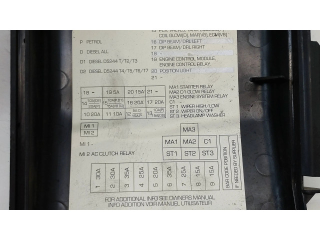 Блок предохранителей  30797010, 30728133   Volvo S60    