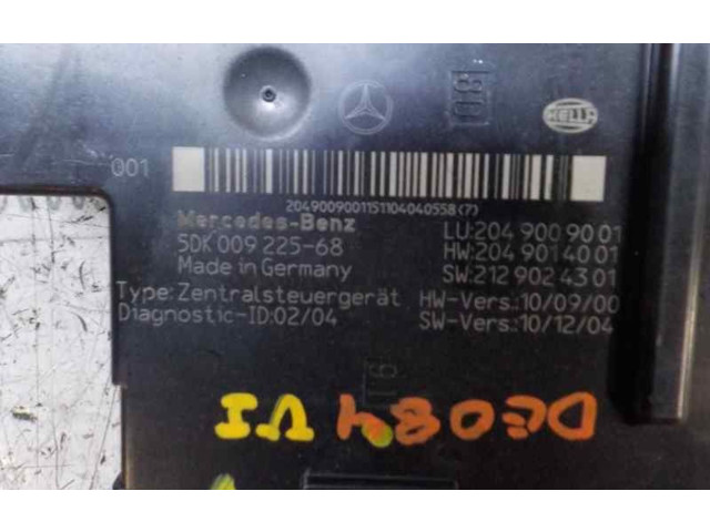 Блок управления A2049001402, A2049009001 Mercedes-Benz GLK (X204)