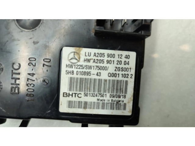 Блок управления климат-контролем A2059001240, A2059012004   Mercedes-Benz GLC X253 C253